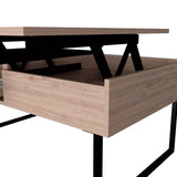 Mesa de Centro Extensible Funcentral Ceniza Wengue 101.5x45.7cm con Un Cajón - Mesas de Centro | Bylmo