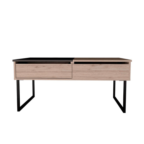 Mesa de Centro Extensible Funcentral Ceniza Wengue 101.5x45.7cm con Un Cajón - Mesas de Centro | Bylmo