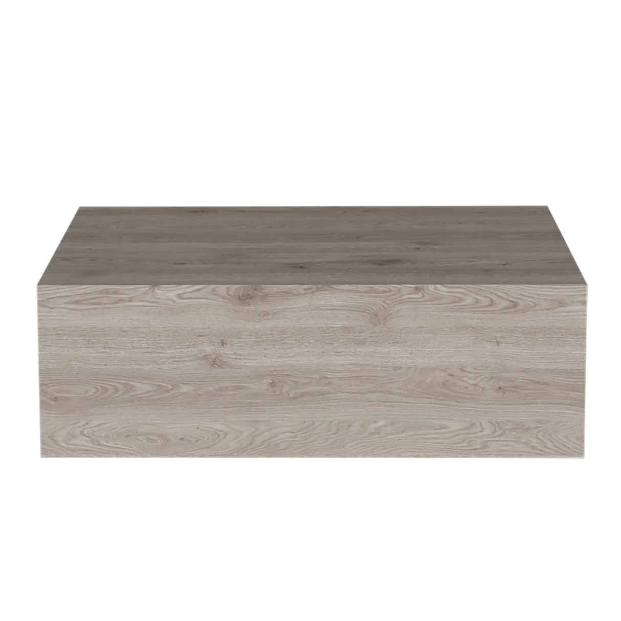 Mesa de Noche Milano Flotante 40x13cm Ceniza Minimalista con Un Cajón - Mesas de Noche | Bylmo