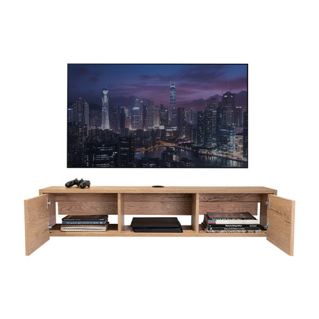 Repisa para TV Glen Macadamia 125.1x26.8cm