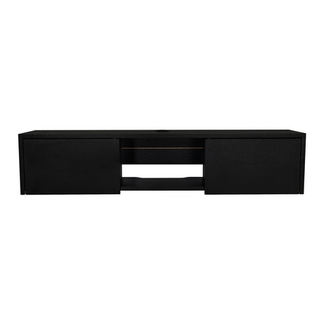 Repisa para TV Glen 125.1x26.8cm Wengue Flotante para TV Más de 85 pulgadas - MUEBLES DE TV | Bylmo