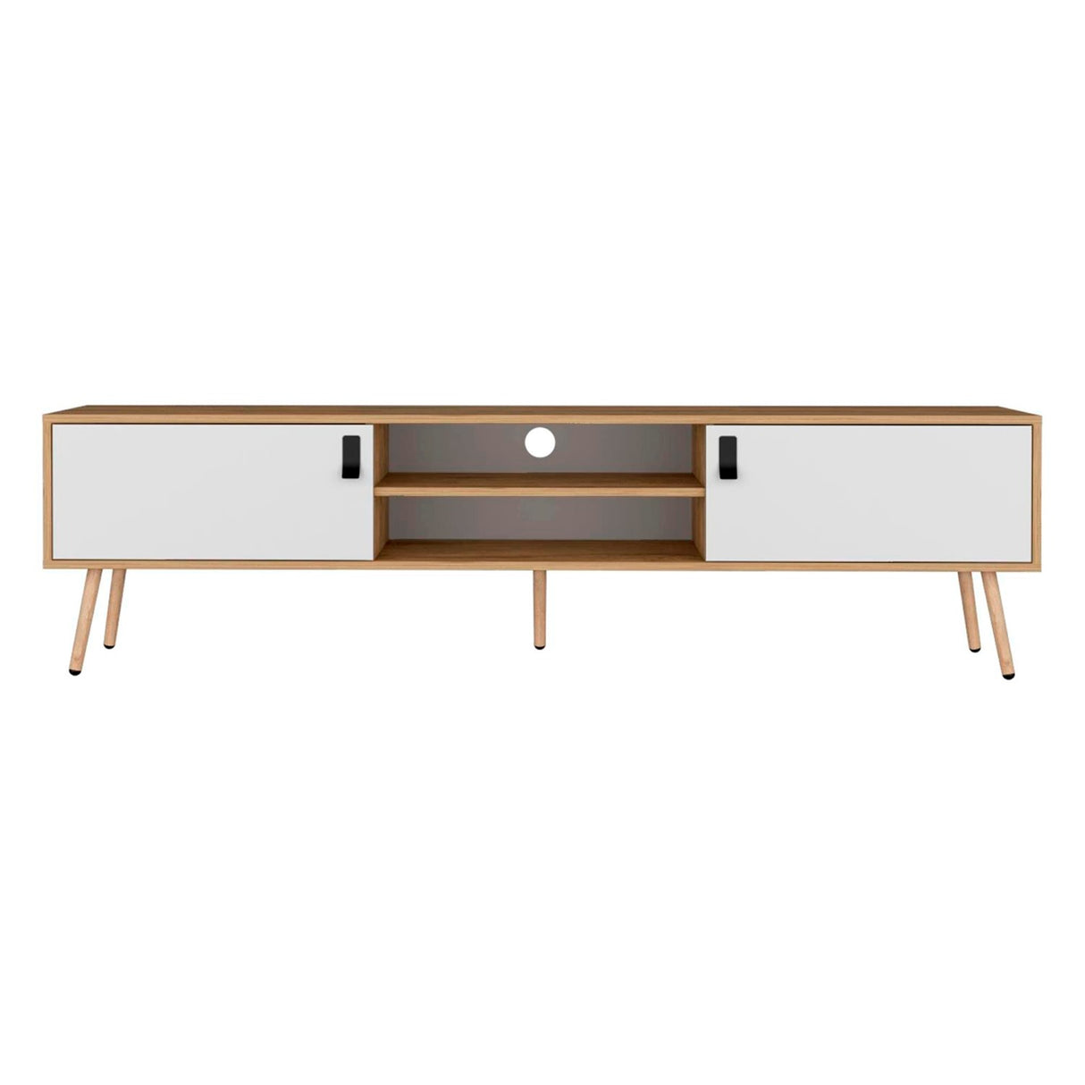 Rack de TV Huna 180x48cm para TV de 75 Pulgadas - Muebles de TV | Bylmo