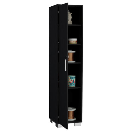Alacena Basic Wengue 40x180cm 1 Puerta - Alacenas y Muebles Microondas | Bylmo