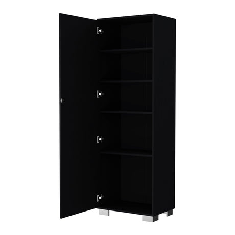 Alacena Basic Wengue 60x180cm 1 Puerta - Alacenas y Muebles Microondas | Bylmo