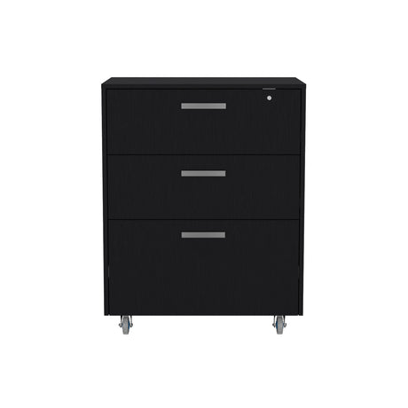 Archivador SlowGav Wengue 70x90cm con Cerradura y Rodachines - Archivadores | Bylmo