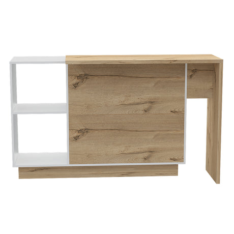 Isla de Cocina Sicilia 150x90cm Duna con Entrepaños - Barras y Muebles Auxiliares | Bylmo