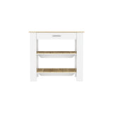 Isla de Cocina Cala Macadamia 101.7x93.4cm con Entrepaños - BARRAS Y MUEBLES AUXILIARES | Bylmo