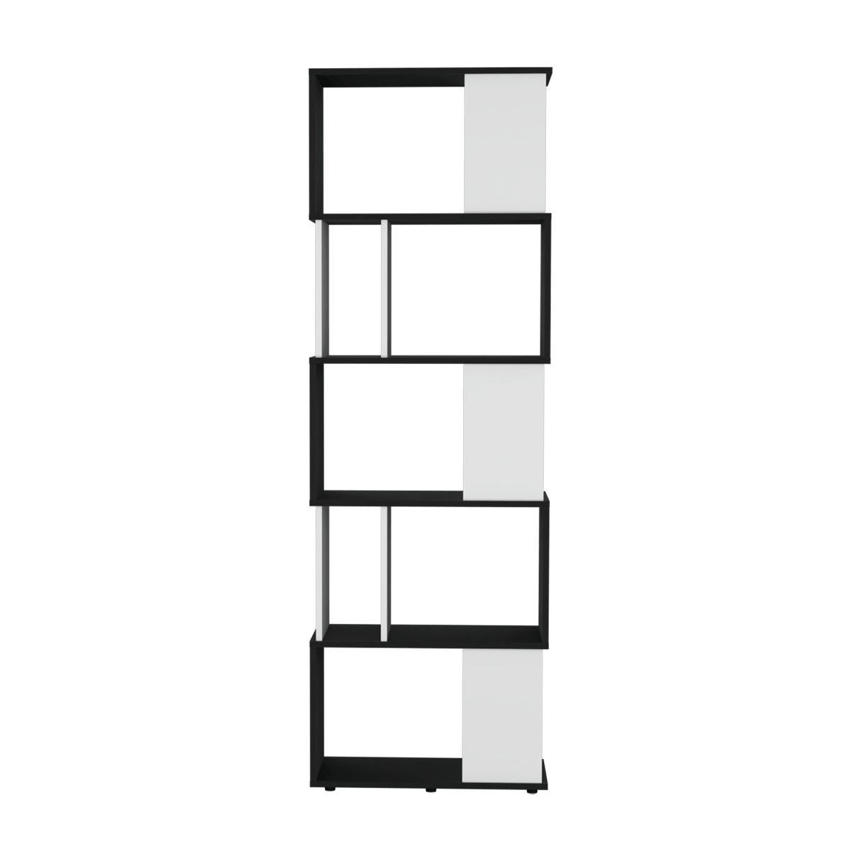 Biblioteca Noah Minimalista Wengue 60x180cm con Entrepaños - Bibliotecas y Estanterías | Bylmo