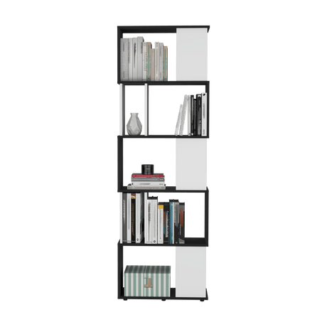 Biblioteca Noah Minimalista Wengue 60x180cm con Entrepaños - Bibliotecas y Estanterías | Bylmo