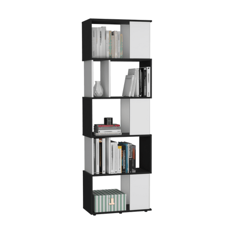 Biblioteca Noah Minimalista Wengue 60x180cm con Entrepaños - Bibliotecas y Estanterías | Bylmo