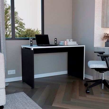 Escritorio Rookie Wengue 120x75cm con Bordes Blancos - Escritorios | Bylmo