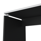 Escritorio Rookie Wengue 120x75cm con Bordes Blancos - Escritorios | Bylmo