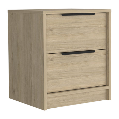 Mesa de Noche Kaia Rovere 41x48cm con Dos Cajones - Mesas de Noche | Bylmo