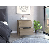 Mesa de Noche Kaia Rovere 41x48cm con Dos Cajones - Mesas de Noche | Bylmo