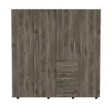 Closet Harlem Bellota 181x184cm con Tres Cajones - Closets | Bylmo