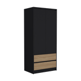 Closet Austin Wengue 80x180cm con Dos Cajones - Closets | Bylmo