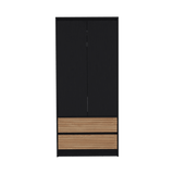Closet Austin Wengue 80x180cm con Dos Cajones - Closets | Bylmo