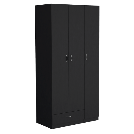 Closet Zeta Wengue 90x184.6cm con Un Cajón - Closets | Bylmo