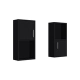 Set x 2 Gabinetes de Baño Bath 30x60.1cm Wengue con Entrepaños y Puerta - Gabinetes de Baño | Bylmo