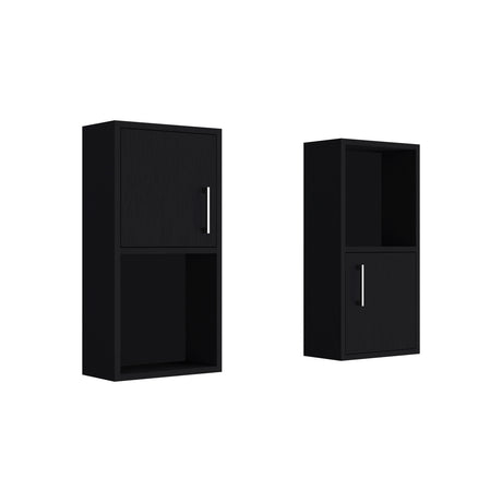 Set x 2 Gabinetes de Baño Bath 30x60.1cm Wengue con Entrepaños y Puerta - Gabinetes de Baño | Bylmo