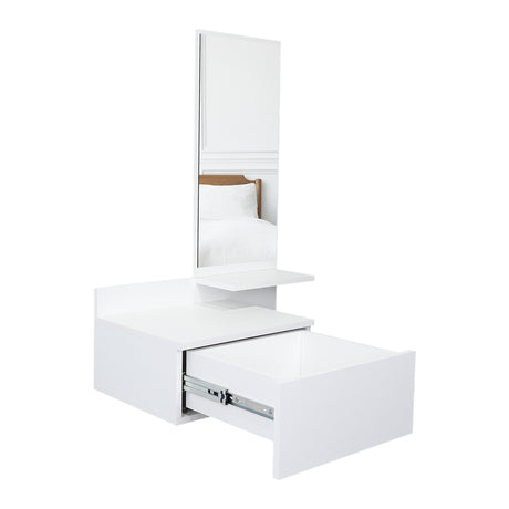 Recibidor Vienna Blanco 60.1x91.95cm con Espejo - Bifes y Arrimos | Bylmo