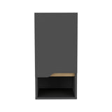 Gabinete de Baño Laurent Plomo 30x62cm Flotante con Una puerta y Entrepaños. - Gabinetes de Baño | Bylmo