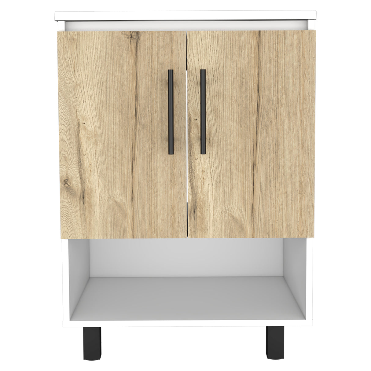 Mueble para Baño Bi Color Blanco Nevado 60.6x83.9cm con Lavamanos Praia 45 - Muebles para Lavamanos | Bylmo