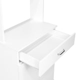 Alacena Polyvalent Blanco 60x169cm con Un Cajón Deslizante - Alacenas y Muebles Microondas | Bylmo