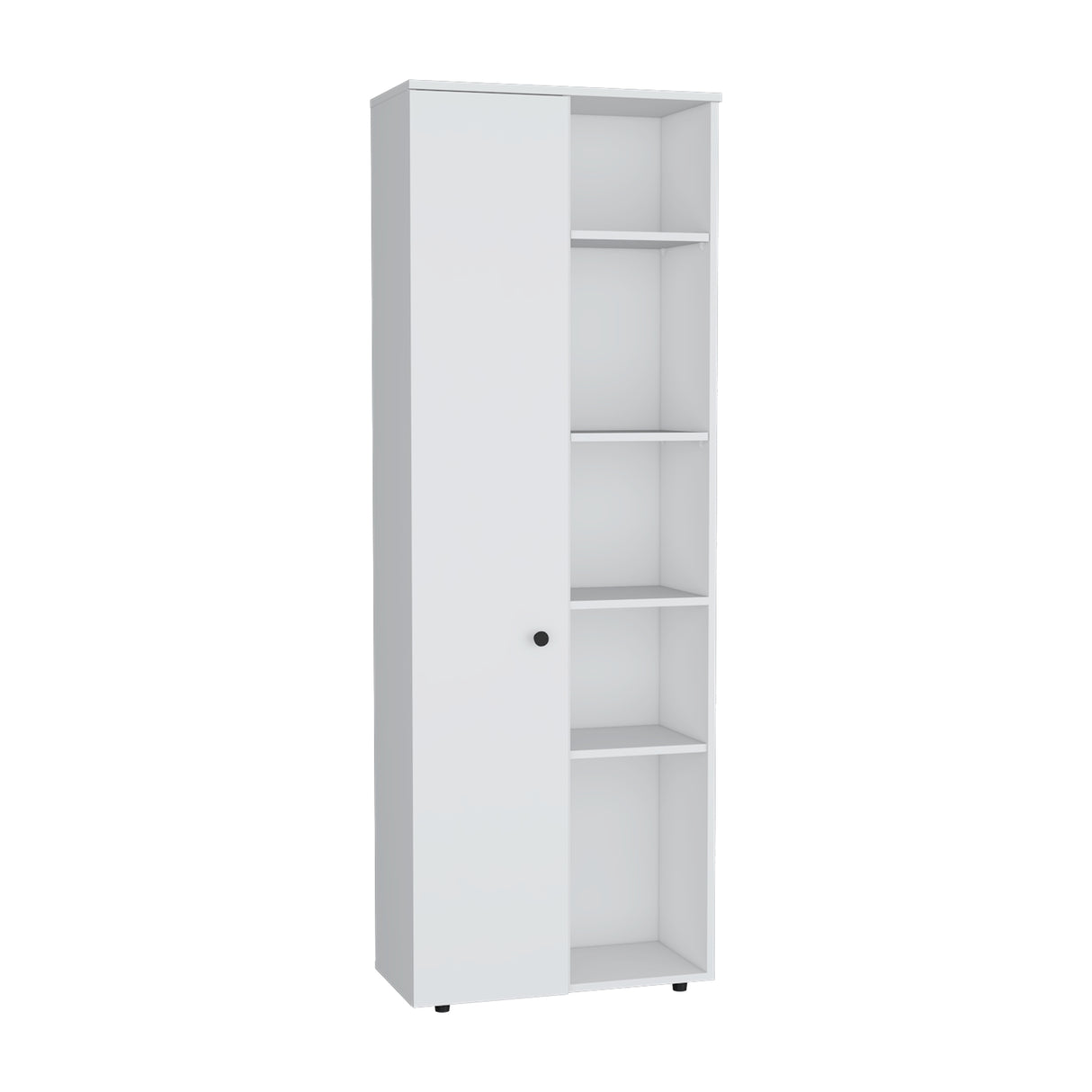 Alacena Hoyt Blanco 60x170cm de Pared con Una Puerta - Alacenas y Muebles Microondas | Bylmo