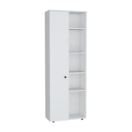 Alacena Hoyt Blanco 60x170cm de Pared con Una Puerta - Alacenas y Muebles Microondas | Bylmo