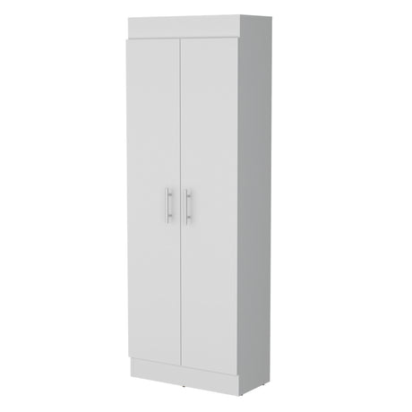 Alacena Nepal Blanco 60x169.9cm con Dos Puertas - Alacenas y Muebles Microondas | Bylmo
