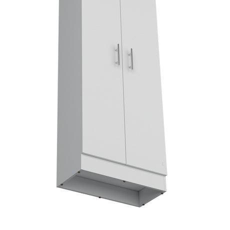 Alacena Nepal Blanco 60x169.9cm con Dos Puertas - Alacenas y Muebles Microondas | Bylmo