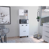 Alacena Salem Blanco 60x168.9cm con Un Cajón - Alacenas y Muebles Microondas | Bylmo