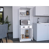 Alacena Tampa Blanco 60x168.4cm con Un Cajón - Alacenas y Muebles Microondas | Bylmo