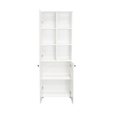 Alacena Konik Blanco 60x170cm con Dos Puertas - Alacenas y Muebles Microondas | Bylmo