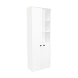 Alacena Konik Blanco 60x170cm con Dos Puertas - Alacenas y Muebles Microondas | Bylmo