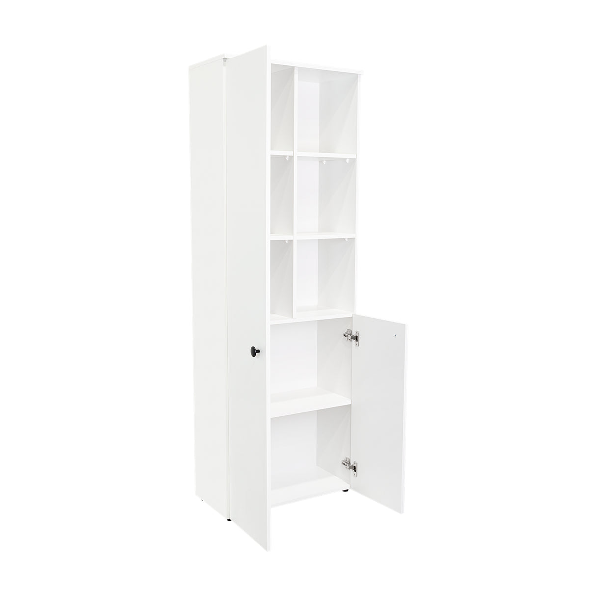 Alacena Konik Blanco 60x170cm con Dos Puertas - Alacenas y Muebles Microondas | Bylmo