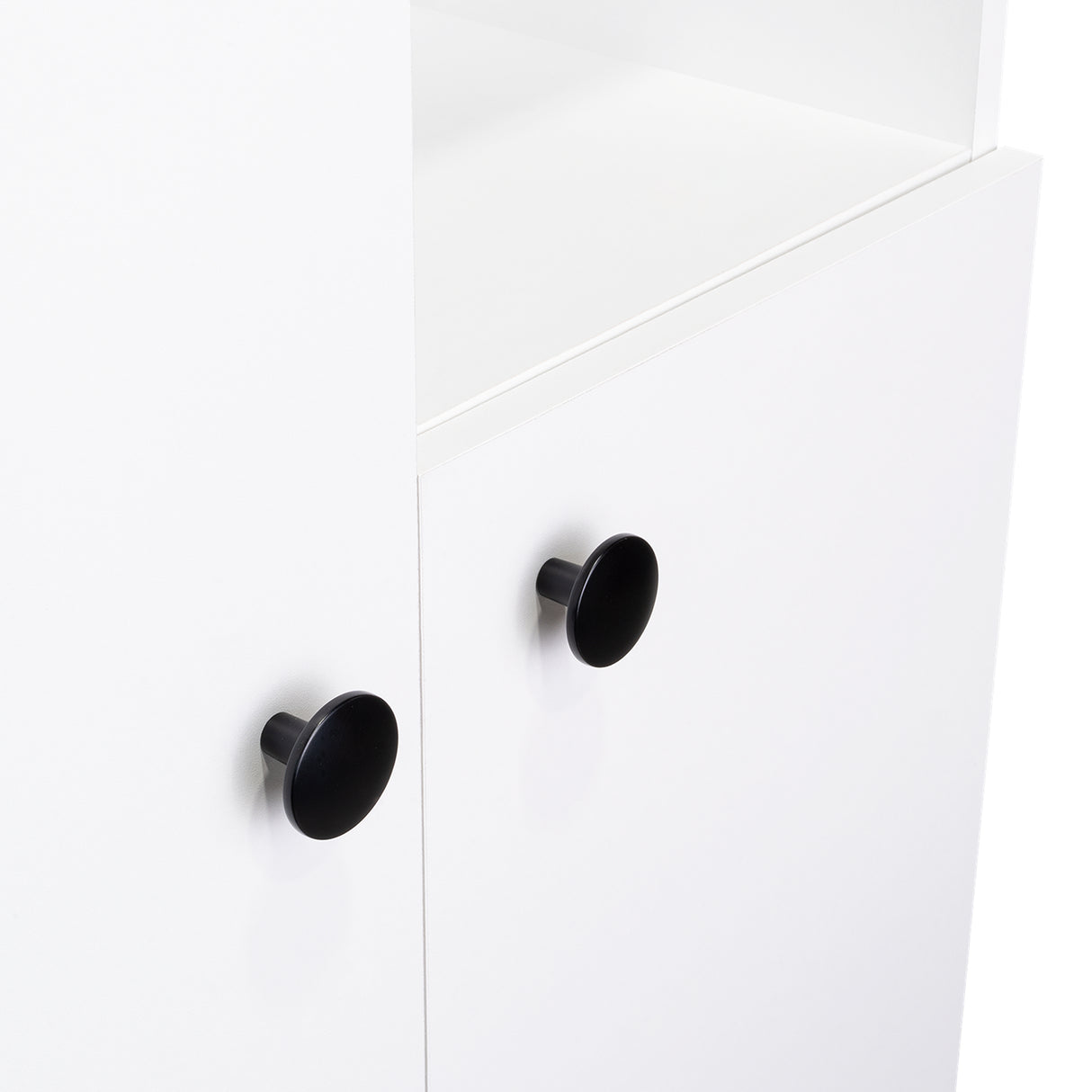 Alacena Konik Blanco 60x170cm con Dos Puertas - Alacenas y Muebles Microondas | Bylmo