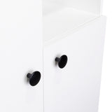 Alacena Konik Blanco 60x170cm con Dos Puertas - Alacenas y Muebles Microondas | Bylmo