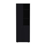 Alacena Konik Wengue 60x170cm con Dos Puertas - Alacenas y Muebles Microondas | Bylmo