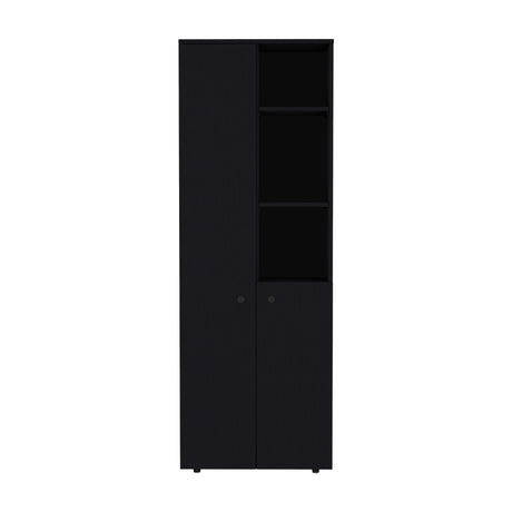 Alacena Konik Wengue 60x170cm con Dos Puertas - Alacenas y Muebles Microondas | Bylmo