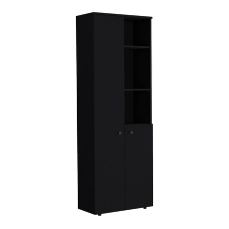 Alacena Konik Wengue 60x170cm con Dos Puertas - Alacenas y Muebles Microondas | Bylmo