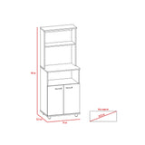 Alacena Mezzo Wengue 54x140cm con Dos Puertas - Alacenas y Muebles Microondas | Bylmo