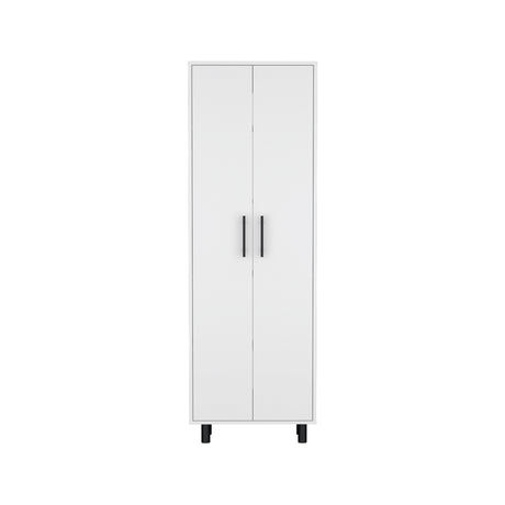 Alacena Nápoles Blanco 60x180cm con Dos Puertas - Alacenas y Muebles Microondas | Bylmo