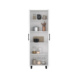 Alacena Nápoles Blanco 60x180cm con Dos Puertas - Alacenas y Muebles Microondas | Bylmo