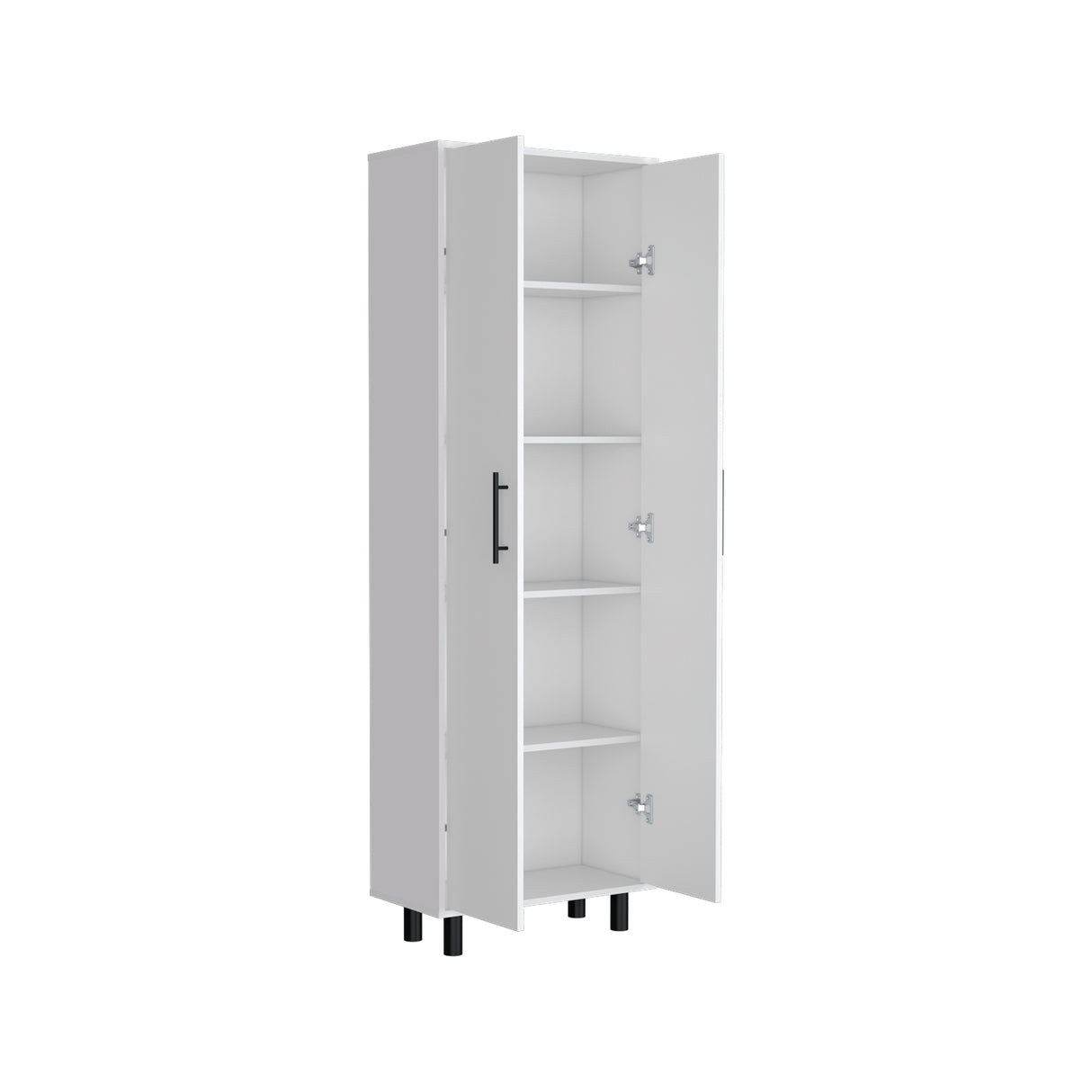 Alacena Nápoles Blanco 60x180cm con Dos Puertas - Alacenas y Muebles Microondas | Bylmo