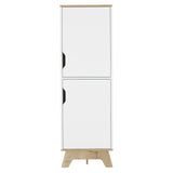 Alacena Pamplona Blanco 45x150.7cm con Dos Puertas - Alacenas y Muebles Microondas | Bylmo