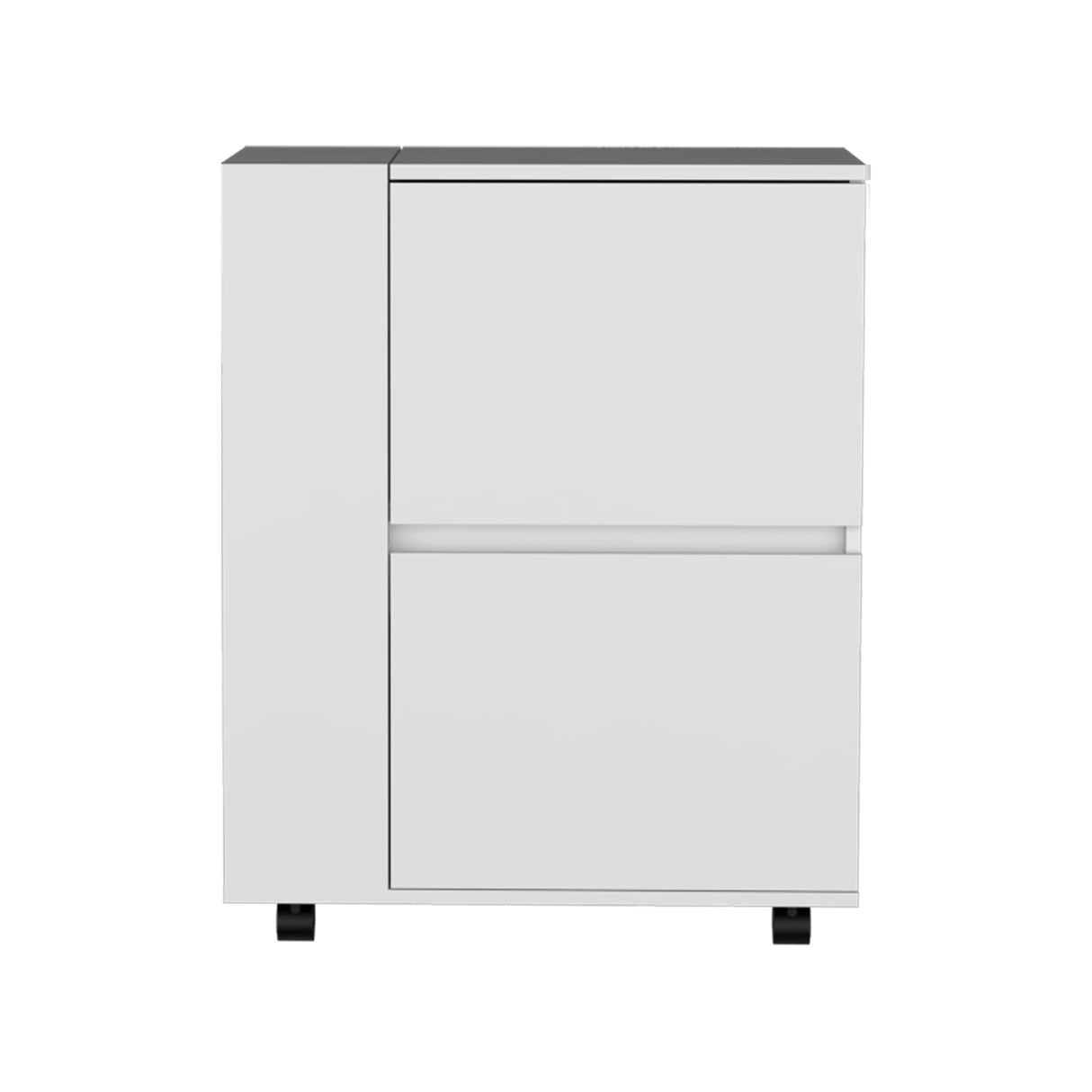 Bar Carro Glasgow Blanco 65.5x82cm con Ruedas - Bares | Bylmo