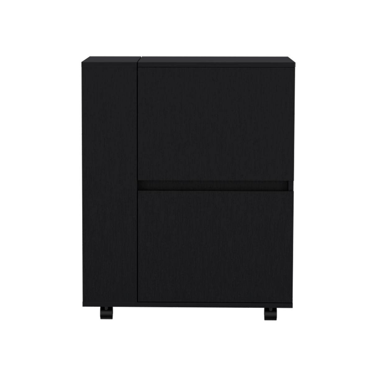 Bar Carro Glasgow Wengue 65.5x82cm con Ruedas - Bares | Bylmo