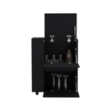 Bar Carro Glasgow Wengue 65.5x82cm con Ruedas - Bares | Bylmo